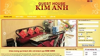 Thiết kế web Khách Sạn Kim Anh